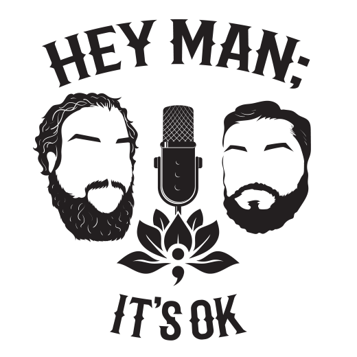 Hey Man It's Ok Logo Black